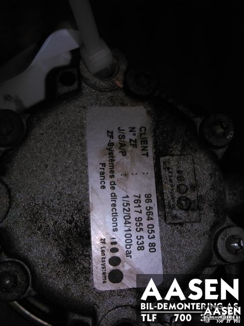 Servo pumpe mekanisk til Citroën C5 2005-2008 (Type I, Fase 2)  (ZF|9656405380|)