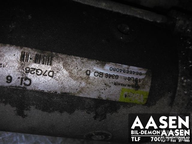 Starter diesel til Citroën C5 2005-2008 (Type I, Fase 2)  (VALEO|9646694080|D7G26|STA/NBS-2328)