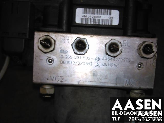 ABS sentral til Mitsubishi Colt 2004-2008 (Type VII, Fase 1)  (BOSCH|MN116161|A4545200975|0265231502)