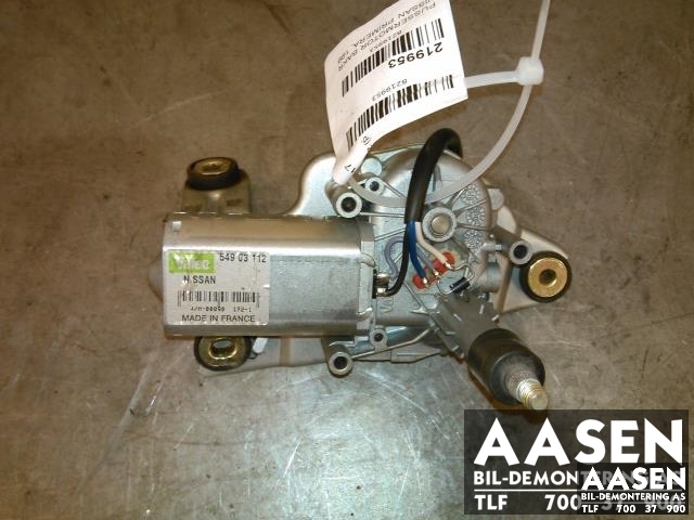 Viskermotor bakrute til Nissan Primera, 1999-2002 (Fase 2) (P11) (P11) (VALEO|54903112)