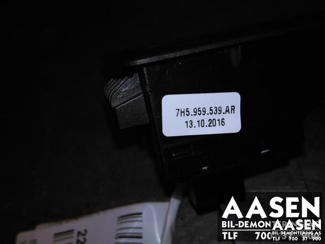 Bryter ruteheis førerdørspanel til VW Transporter / Caravelle 2015-2019 (T6) (T6) (7H5 959 539 AR|)
