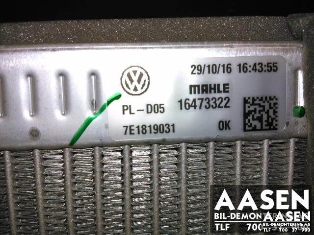 Varmeapparat register til VW Transporter / Caravelle 2015-2019 (T6) (T6) (MAHLE|7E1819031|)