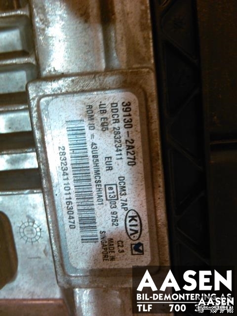 Styreenhet motor til Kia Rio 2011-2017 Type III  (DELPHI|39130-2A270|)