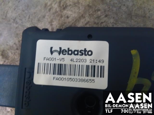 Takluke motor til Subaru Forester 2013-2019 (Type IV) (WEBASTO|)