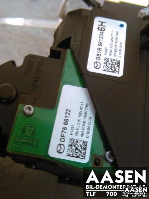 Bryter combi til Mazda 6 2010-2013 (Type II, Fase 2)  (DF75 66122|DF74 66128|)