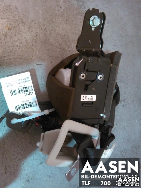 Sikkerhetsbelte bak midtre til Mazda 6, 2010-2013 (Type II, Fase 2)  (AUTOMOBILES|T86253T)