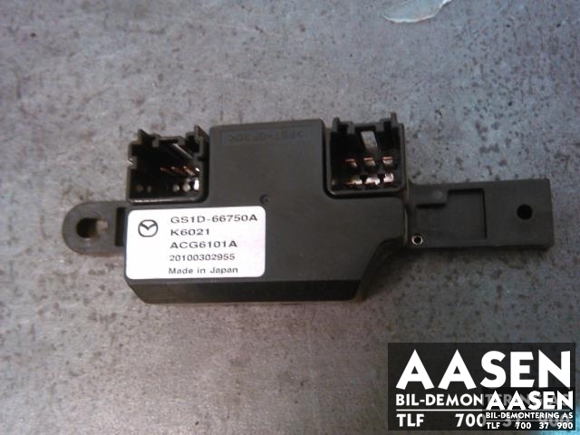 Styreenhet diverse til Mazda 6, 2010-2013 (Type II, Fase 2)  (GS1D-66750A)