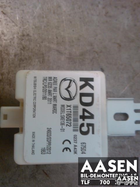 Styreenhet diverse til Mazda CX-5, 2012-2017 (Type I)  (MITSUBISHI|KD45 675D4)