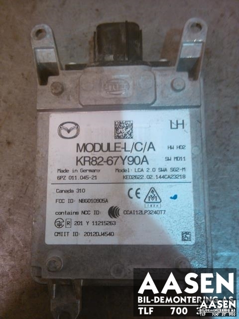 Sensor radar til Mazda CX-5, 2012-2017 (Type I)  (KR82-67Y90A)