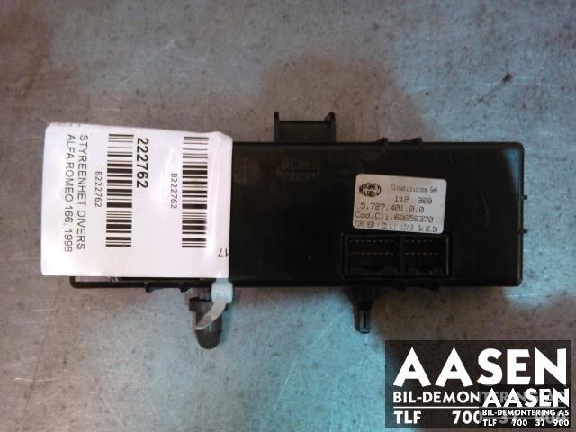 Styreenhet diverse til Alfa Romeo 166 1998-2007 (MAGNET MARELLI|60658370|)