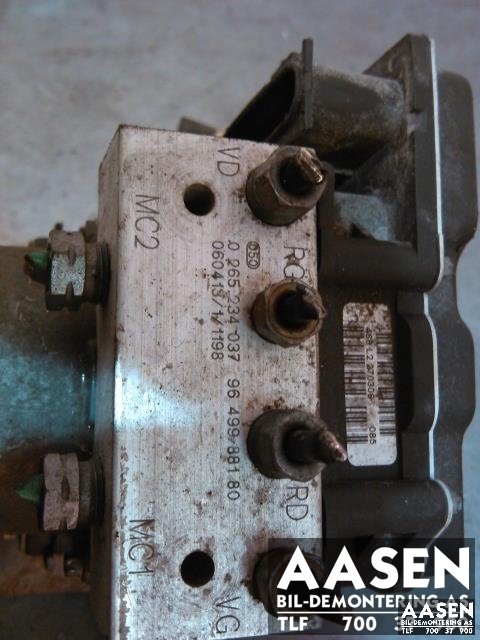 ABS sentral til Peugeot 807 2003-2009  (BOSCH|9649988180|0265234037|0265950319)