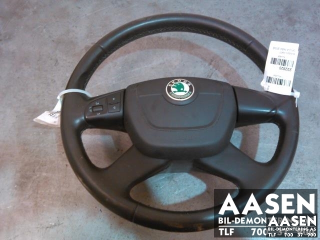 Airbag ratt til Škoda Fabia, 2010-2014 (Type II, Fase 2)  (5J0 880 201 J)