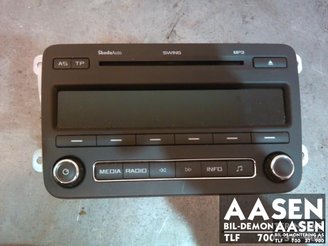 Bilstereo til Škoda Fabia, 2010-2014 (Type II, Fase 2)  (DELPHI|5J0035161C)