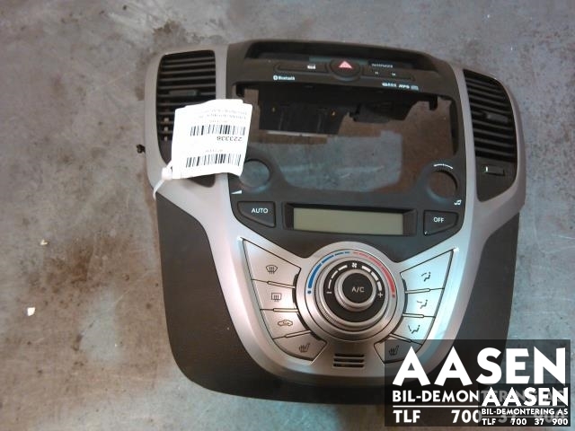 Varmeapparat betjening til Hyundai Ix20, 2010-2017  (97250 1K2704X)