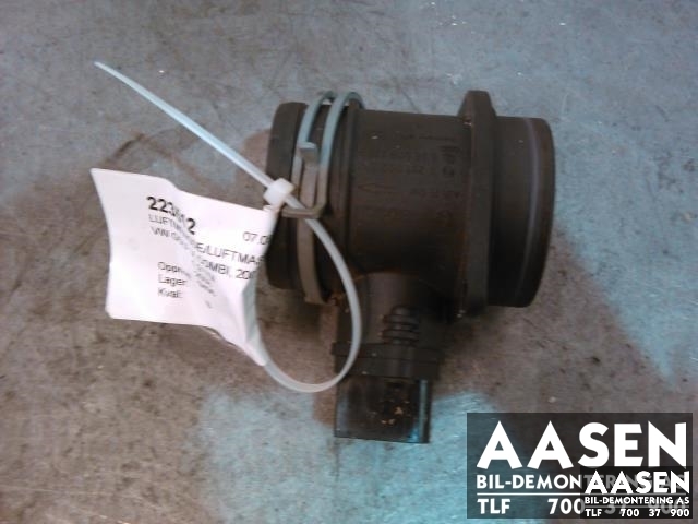 Luftmengde/luftmassemåler til VW Golf V, Combi, 2003-2008  (BOSCH|038906461B)