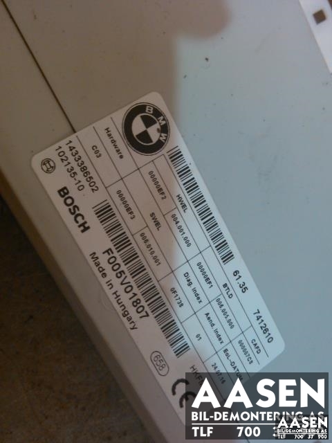Styreenhet elektrisk bakluke til BMW 2-Serie, Active/Gran Tourer 2014-->> (F45/F46) (F45/F46) (BOSCH|61.357412610|61 35 7 412 610|)