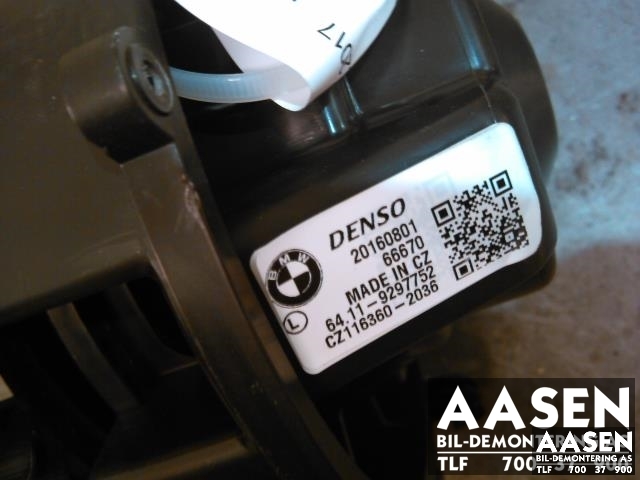 Varmeapparat motor til BMW 2-Serie, Active/Gran Tourer 2014-->> (F45/F46) (F45/F46) (64 11 9 297 752|64119297752|)