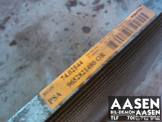 Aircondition radiator til Peugeot 607 2004-2010 (Fase 2)  (9652821480||6455 CQ)
