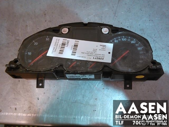 Instrumentpanel til VW Passat, 2005-2010 (B6) (B6) (SIEMENS|3C0920860H)