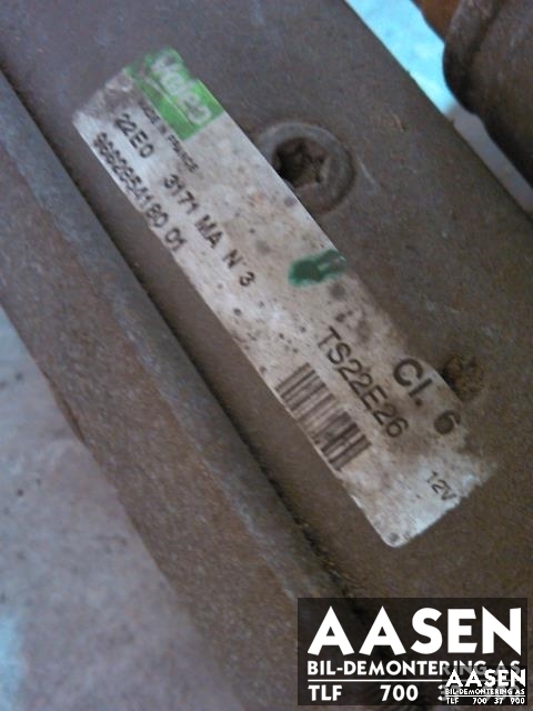 Starter diesel til Citroën Berlingo 2008-2015 (Type II, Fase 1) (VALEO|9662854180-01|)