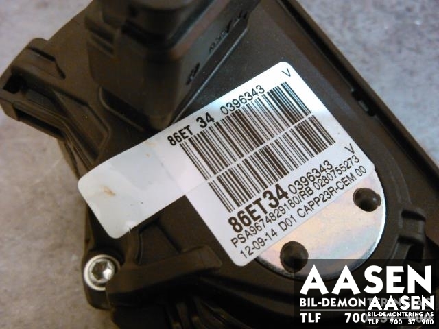 Pedal gass til Peugeot 308 2013-2021 (Type II)  (9674829180|)