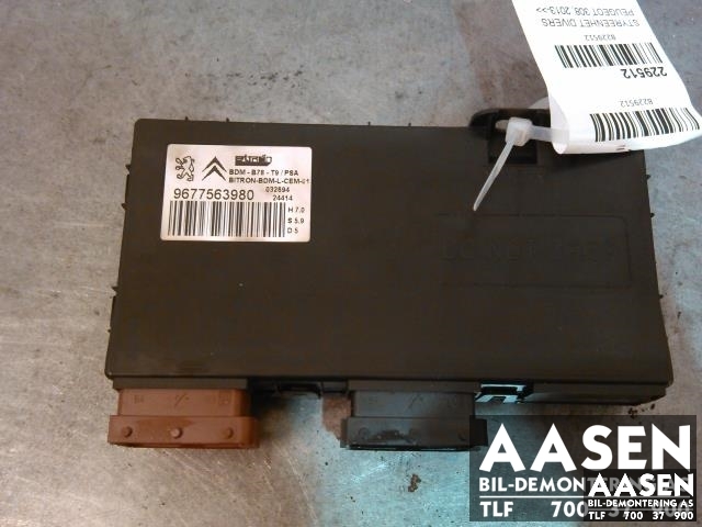 Styreenhet sete til Peugeot 308, 2013-2021 (Type II)  (9677563980)