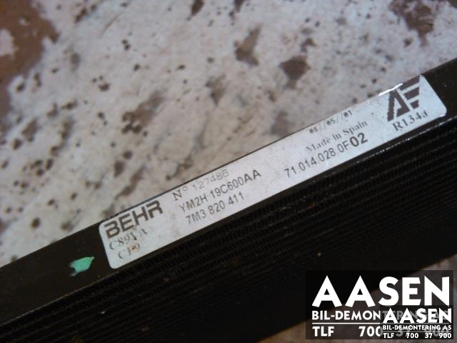 Aircondition radiator til VW Sharan 2000-2010 (Type I, Fase 2)  (BEHR|7M3820411|)