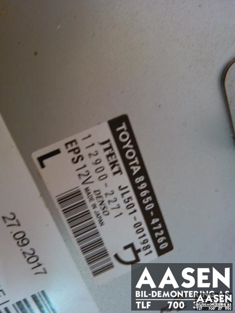 Styreenhet servo til Toyota Prius 2009-2016 (Type III) (COMBI) (COMBI) (DENSO|89650-47260|)