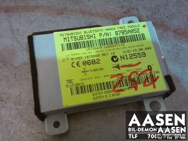Styreenhet bluetooth til Mitsubishi ASX, 2010-2019 (JOHNSON CONTROLS|8785A052)