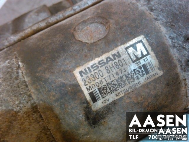 Starter diesel til Nissan X-Trail 2002-2007 (T30) (T30) (MITSUBISHI|23300 8H801|)