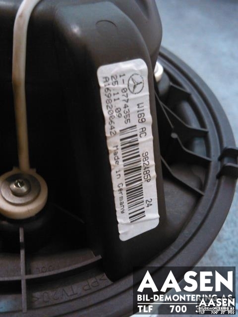 Varmeapparat motor til Mercedes B-Klasse 2008-2011 (Fase 2) (W245) (W245) (A 169 820 06 42|)