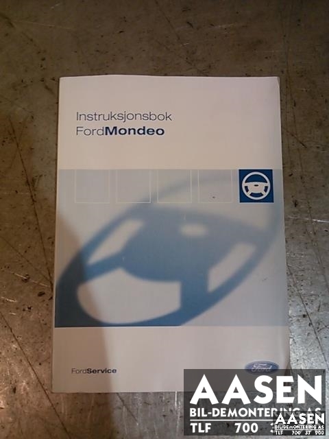 Instruksjonsbok til Ford Mondeo, 2001-2007 (Type III)