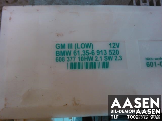 Styreenhet diverse til BMW 5-Serie 1996-2003 (E39) (E39) (61 35 6 913 520|)
