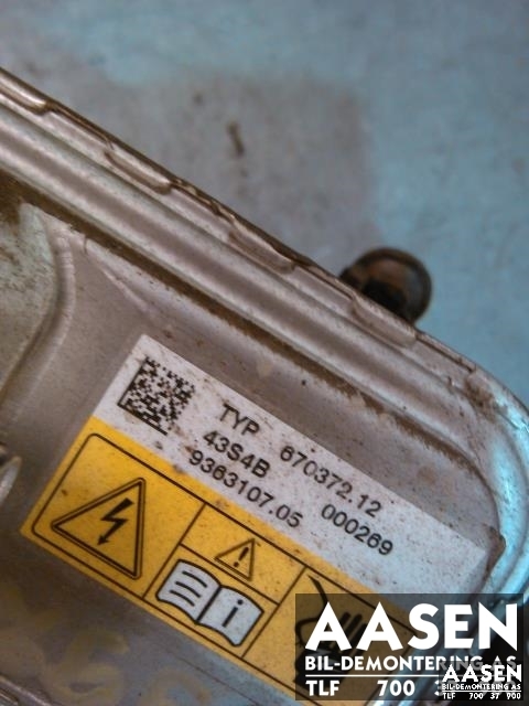 Omformer 24/12 V til BMW X5 2013-2018 (F15) (F15) (670372.12|)