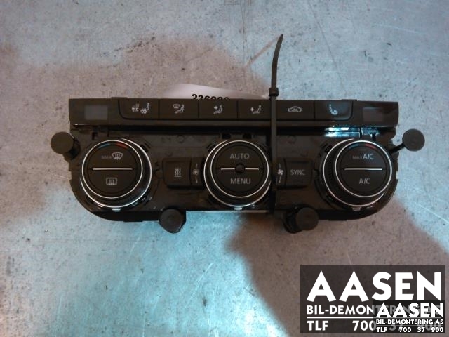 Varmeapparat betjening til VW Passat, 2015-2019 (Fase 1) (B8) (B8) (5G1907044A)