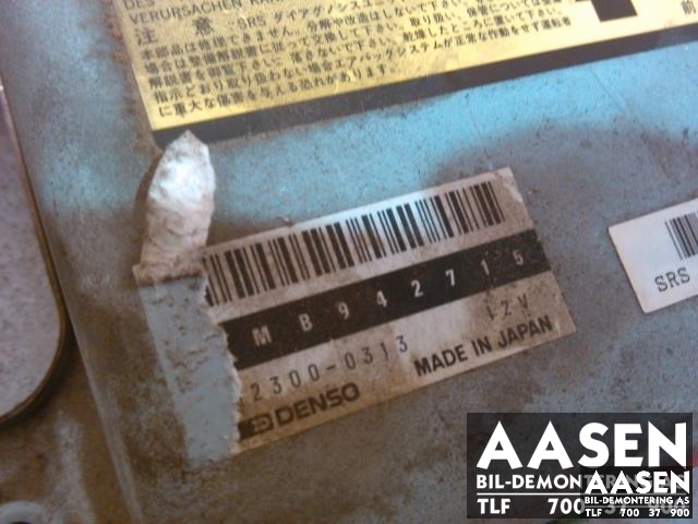 Airbag elektronikk til Mitsubishi Pajero 1992-1999 (Type II) (DENSO|MB942715|)