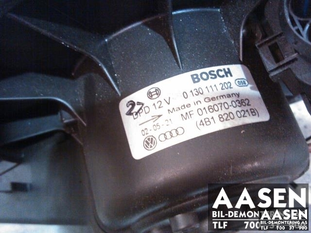 Varmeapparat motor til Audi A6, Allroad 2000-2005 (Type I) (C5) (C5) (BOSCH|4B1820021B|0130111202|)