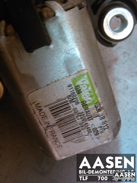 Viskermotor bakrute til Renault Trafic 2006-2014  (VALEO|8200145486|)
