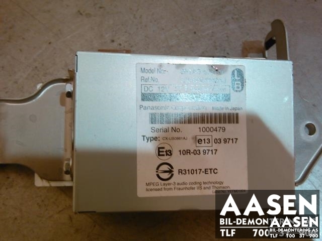 Bilstereo navigasjon skjerm til Lexus IS, 2006-2013 (Type II) (XE20) (XE20) (861A0-53010)