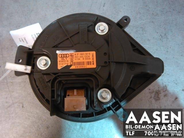 Varmeapparat motor til Audi A4, 2004-2008 (Type III) (B7) (B7) (VALEO|8E1820021E)