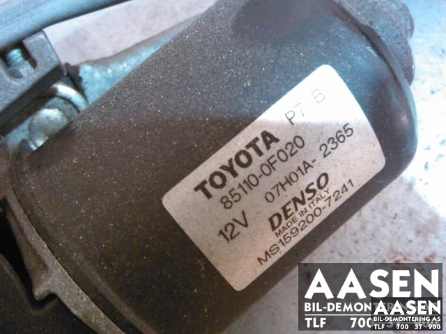 Viskermotor frontrute til Toyota Verso 2004-2009 (Type II)  (DENSO|85110-0F020|)