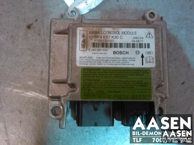 Airbag elektronikk til Mazda 3, 2003-2005 (Type I, Fase 1)  (BOSCH|BP4K57K30C)