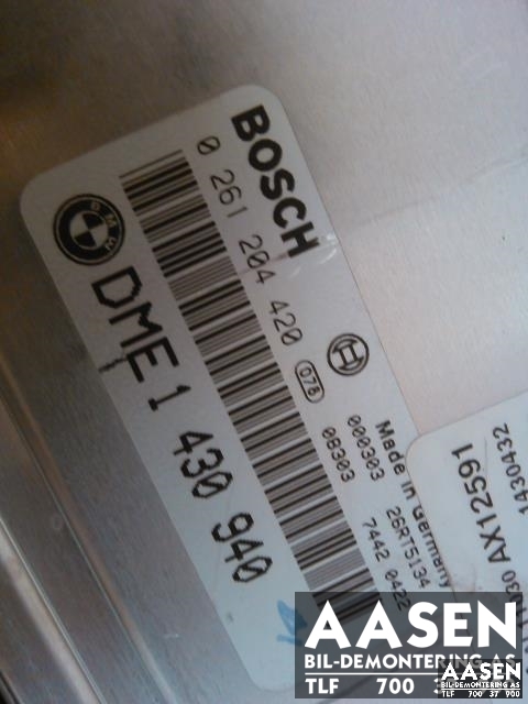Styreenhet motor til BMW 3-Serie 1998-2005 (E46) (E46) (BOSCH|12 14 1 430 941|0261204420|)