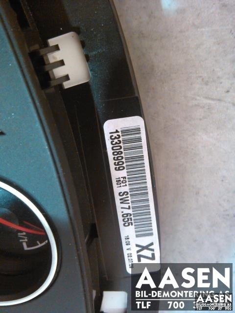Instrumentpanel til Opel Zafira B 2005-2011 (13308999|)