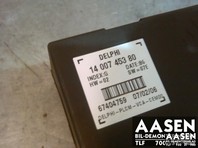 Styreenhet diverse til Citroën C8 2003-2008  (DELPHI|1400745380|)