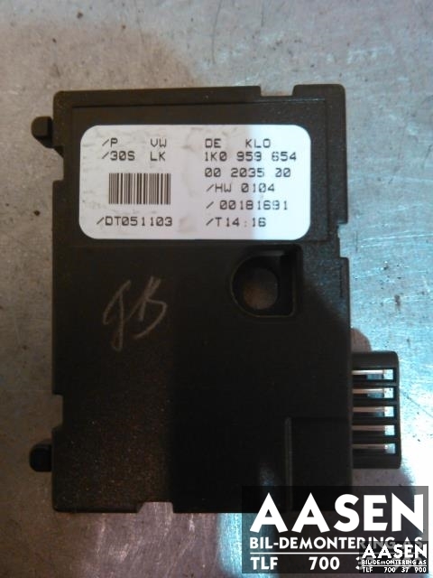 Sensor rattvinkel til VW Touran, 2003-2006 (Type I, Fase 1)  (1K0959654)