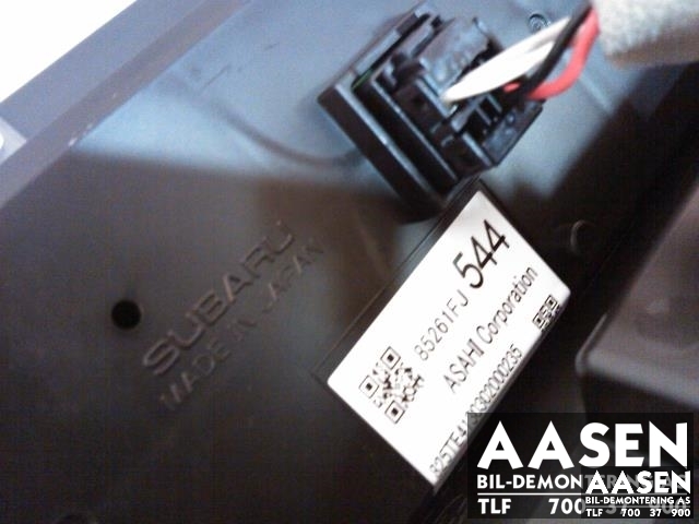 Instrument kjørecomputer til Subaru XV 2012-2017 (Type I)  (ASAHI|85261FJ544|)
