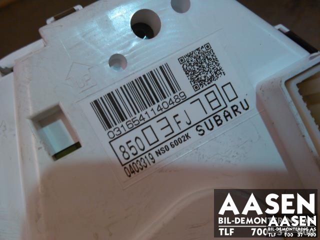 Instrumentpanel til Subaru XV 2012-2017 (Type I)  