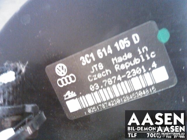 Bremsekraft-forsterker til VW Passat 2005-2010 (B6) (B6) (ATE|3C1614105D|)