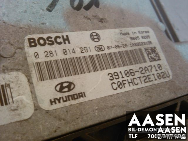 Styreenhet motor til Hyundai i30 2007-2012 (Type I)  (BOSCH|39106-2L710|0281014291|)